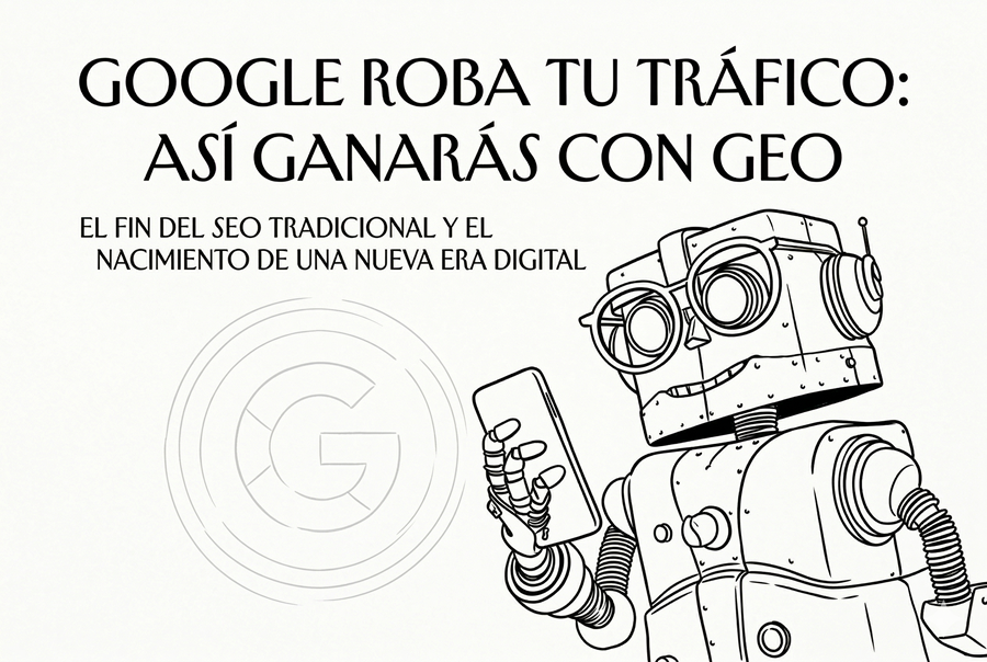 Google roba tu tráfico: así ganarás con GEO